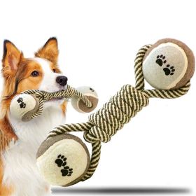 Pet Dog Toys For Large Small Dogs Toy Interactive Cotton Rope Mini Dog (Option: Gray)