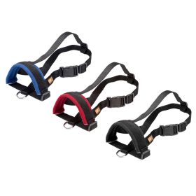 Anti-Bite And Anti-Barking Pet Muzzle With Adjustable Dog Muzzle (Color: Blue, size: l)