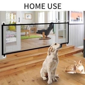 Pet Dog Fence, Foldable Isolation Net, Dog Safety Protection Fence, No Drilling Required Household Pet Isolation Fence (size: s)